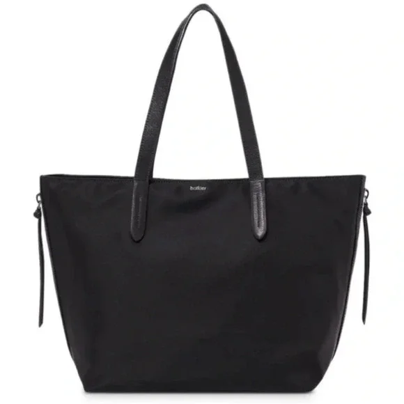 NWT Botkier New York Bond Black Nylon Tote Bag, Black - Picture 3 of 14